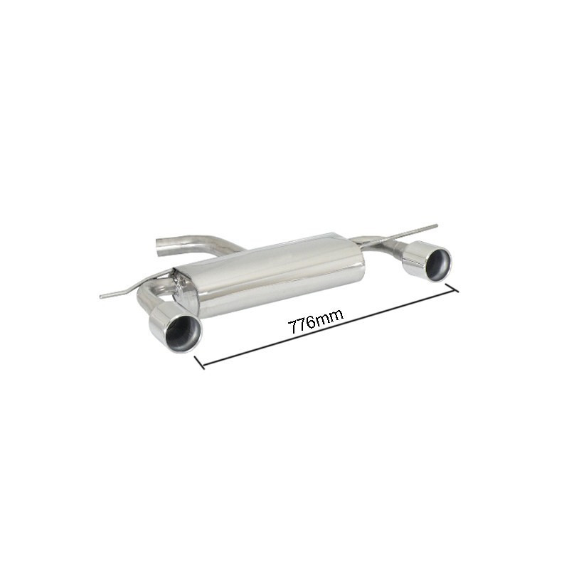Silencieux arrière Ragazzon pour VOLKSWAGEN Golf VI (10/2008 11/2012) 50.0252.06 / Scirocco (13) (08