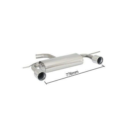 Silencieux arrière Ragazzon pour VOLKSWAGEN Golf VI (10/2008 11/2012) 50.0252.06 / Scirocco (13) (08