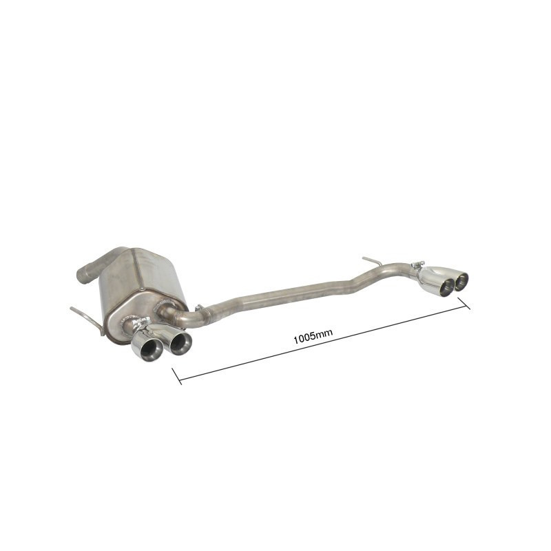Silencieux arrière Ragazzon pour ALFA ROMEO 156 Facelift (04/2003 11/2006)