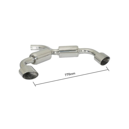 Silencieux arrière Ragazzon pour VOLKSWAGEN Golf VI (10/2008 11/2012) 50.0350.12 / Scirocco (13) (08