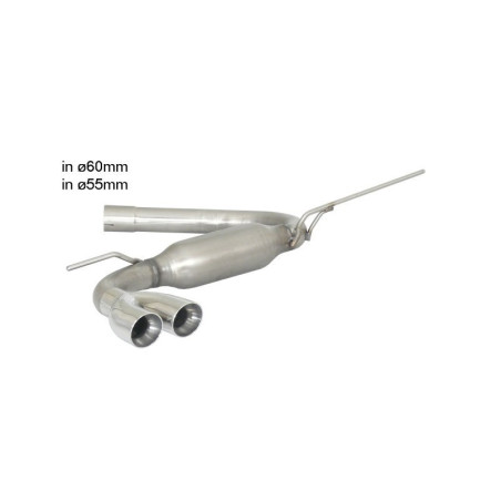 Silencieux arrière Ragazzon pour SEAT Leon III (5F) (09/2012 Aujourd'hui)