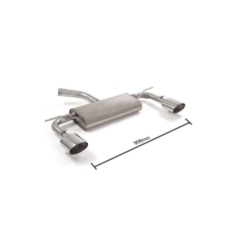Silencieux arrière Ragazzon pour SEAT Leon III (5F) (09/2012 Aujourd'hui)