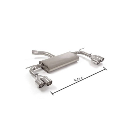 Silencieux arrière Ragazzon pour SEAT Leon III (5F) (09/2012 Aujourd'hui)