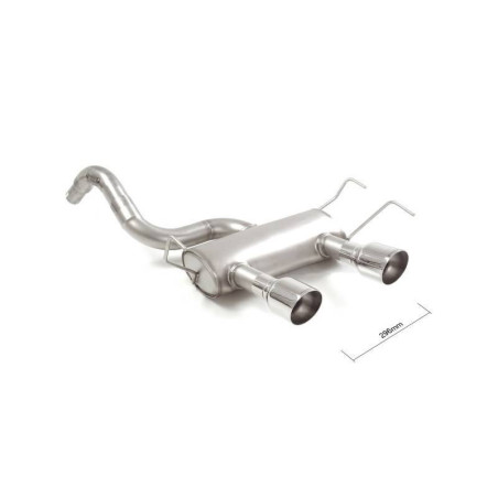 Silencieux arrière Ragazzon pour ABARTH Nuova 500/500C (08/2008 Aujourd'hui)