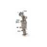 Catalyseur sport Ragazzon pour ALFA ROMEO Giulia (952) (05/2016 Aujourd'hui) 54.0342.01 / Stelvio (0