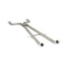 Tube silencieux intermédiaire Ragazzon pour NISSAN 370Z (04/2009 Aujourd'hui)