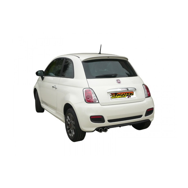 Silencieux arrière Ragazzon pour FIAT 500 C (06/2010 Aujourd'hui)