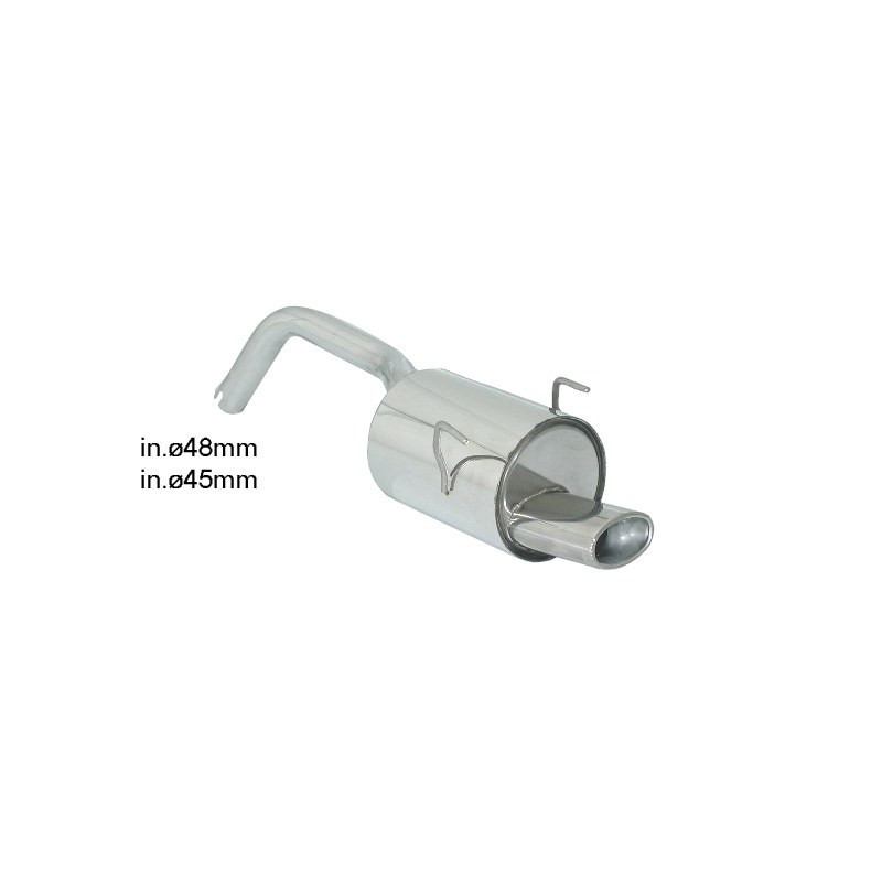 Silencieux arrière Ragazzon pour FIAT Panda 319 (01/2012 Aujourd'hui)