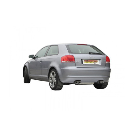 Silencieux arrière Ragazzon pour AUDI A3 (8P) (05/2003 08/2012) 50.0094.12 / VOLKSWAGEN Golf V (10/2