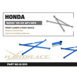 S2000 AP1 2 Honda Front Lower 4-point Brace Hardrace