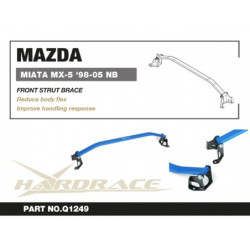 MX-5 MIATA 2nd NB 1999-2005 Mazda Front Strut Brace Hardrace