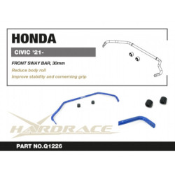 Civic 11th FE FL 2022-On Honda Barre antiroulis avant Hardrace