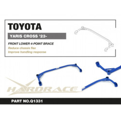 Yaris cross AC200 Toyota Front Lower 4-point Brace Hardrace