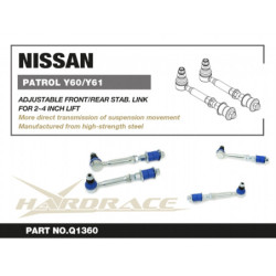 Patrol Y60 GQ 1988-1997 Nissan Front rear Adj. Stabilizer Link Hardrace
