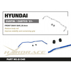 Custin custo KU Hyundai Barre antiroulis avant Hardrace