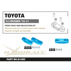 Fj cruiser 2006-2022 Toyota Barre antiroulis avant Relocation Kit Hardrace