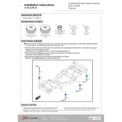 Jimny 4th 2018-present Suzuki Body Mount silentbloc Kit Hardrace