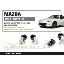 MX-5 MIATA 4th ND 2015- Mazda Rh + Lh Side Support moteur Hardrace