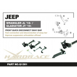 Wrangler JL 2018-present Jeep Front Quick Disconnect Stabilizer Link Hardrace