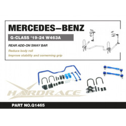 G-class W463A Mercedes-benz Rear Add-on Barre antiroulis Hardrace