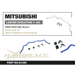 Lancer evolution 7-9th CT9A Mitsubishi Barre antiroulis avant Hardrace