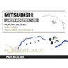 Lancer evolution 7-9th CT9A Mitsubishi Barre antiroulis avant Hardrace