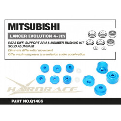 Lancer evolution 4th CN9A Mitsubishi Rear Differential silentbloc Kit Hardrace