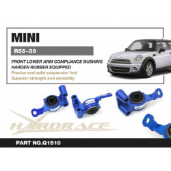 Hatchback R55 56 57 58 59 Mini Bras inférieur avant silentbloc Hardrace