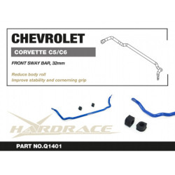 Corvette C5 Chevrolet Barre antiroulis avant Hardrace