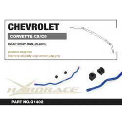 Corvette C5 Chevrolet Barre antiroulis arrière Hardrace