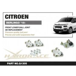 Berlingo K9 Citroen Bras inférieur avant Ball Joint Hardrace