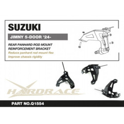 Jimny 4th 2018-present Suzuki Rear Panhard Rod Mount Reinforcement Bracket Hardrace