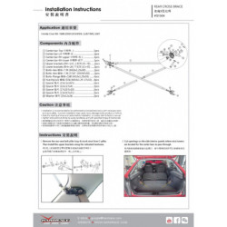 Civic 6th Honda Rear Cross Brace Hardrace