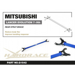 Lancer evolution 7-9th CT9A Mitsubishi Rear Strut Brace Hardrace