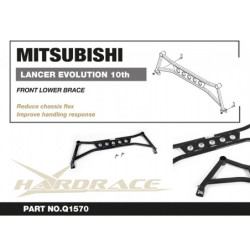 Lancer evolution 10th CZ4A Mitsubishi Front Lower Brace Hardrace