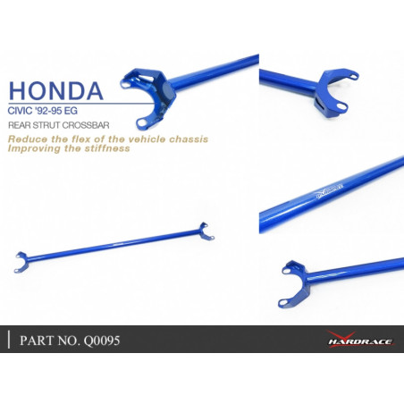 Civic 5th Honda Rear Strut Crossbar Hardrace
