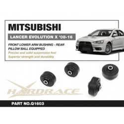 Lancer evolution 10th CZ4A Mitsubishi Bras inférieur avant silentbloc Hardrace