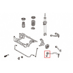 5 Series F10 F11 BMW Bras inférieur avant silentbloc Hardrace