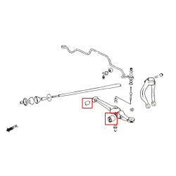 Civic 4th Honda Bras inférieur avant silentbloc Hardrace