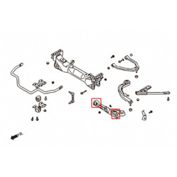 Z 5th Z33 2002-2008 Nissan Bras inférieur avant silentbloc Hardrace