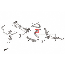 Z 5th Z33 2002-2008 Nissan Front Tension Rod silentbloc Hardrace