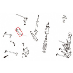 GS 3rd GRS19 2006-2011 Lexus Kit carrossage arrière Hardrace