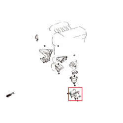 IS 1st XE10 1999-2005 Lexus Harden Transmission Mount Hardrace