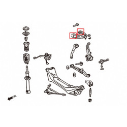 IS 1st XE10 1999-2005 Lexus Bras supérieur avant silentbloc Hardrace