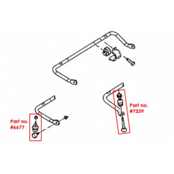 3 AXELA 1st BK 2003-2008 Mazda Rear Reinforced Stabilizer Link Hardrace