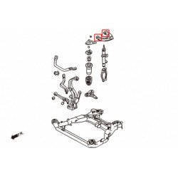 6 ATENZA 1st GG GY 2002-2008 Mazda Bras supérieur avant silentbloc Hardrace