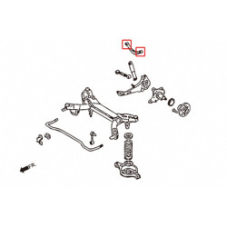6 ATENZA 1st GG GY 2002-2008 Mazda Bras supérieur arrière silentbloc Hardrace