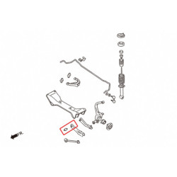 Eclipse 3rd 3G 2000-2005 Mitsubishi Bras inférieur arrière silentbloc Hardrace