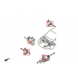 Lancer evolution 5-6th CP9A Mitsubishi Reinforced Mount Bush Hardrace
