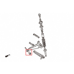 Lancer evolution 1-3rd CD9A CE9A Mitsubishi Rear Trailing Bras silentbloc Hardrace